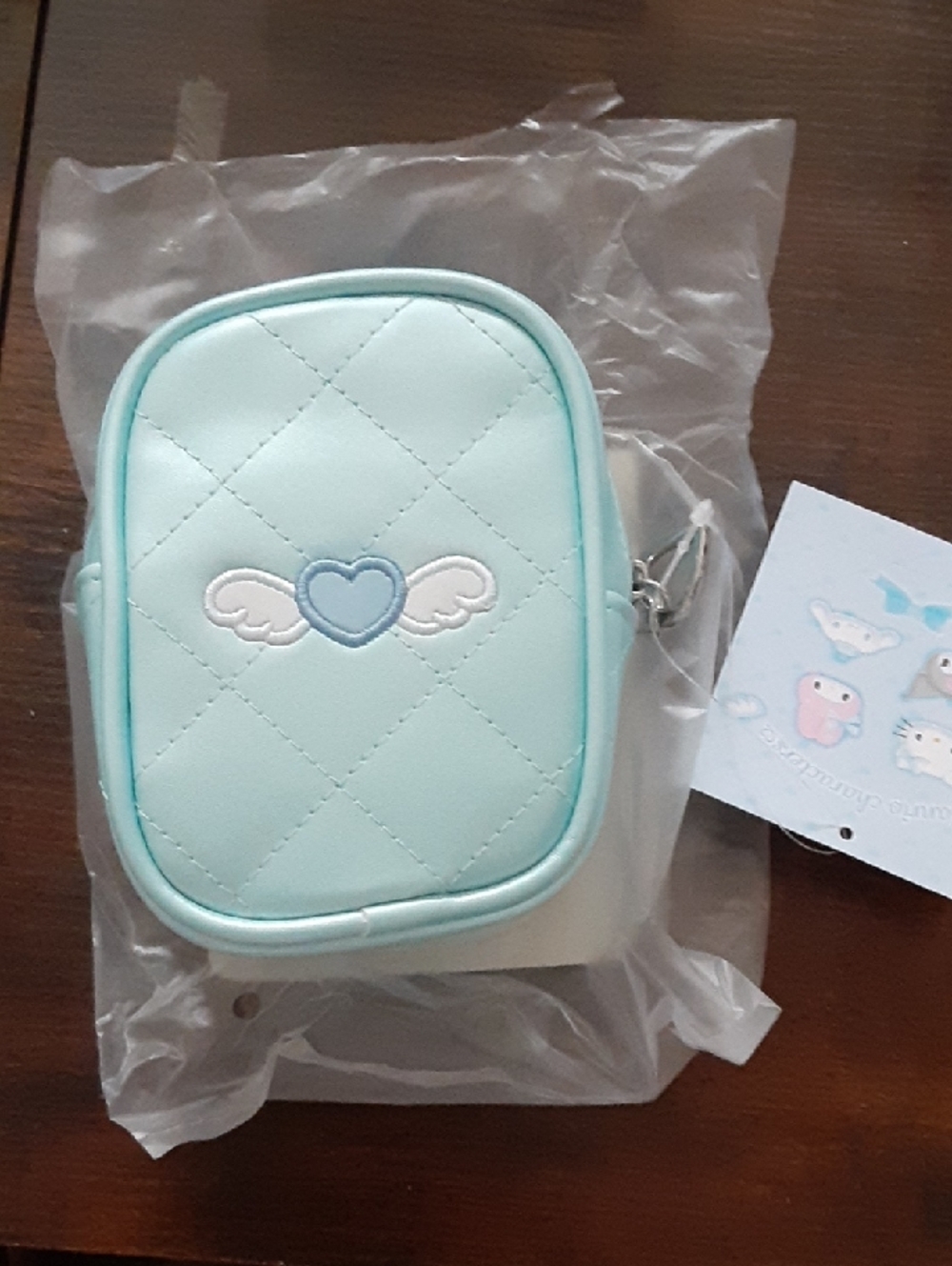 Cinnamoroll Quilted Mini Zipper Pouch (Dreaming Angel Series Pt 2) - Picture 9 of 9